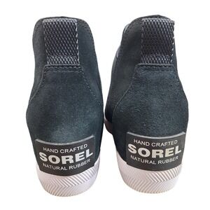 Sorel Out N About III Wedge Black Suede Waterproof Boots NL4911-010 Womens 7.5